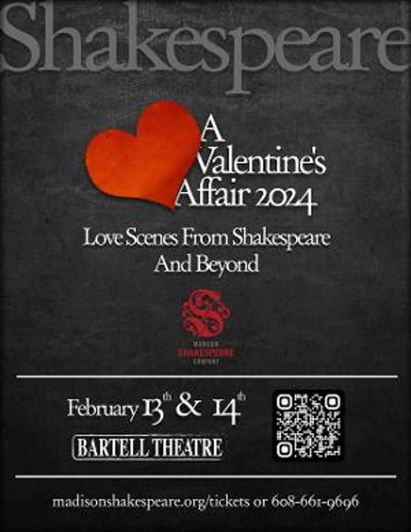 A VALENTINE'S AFFAIR Comes to Madison Shakespeare Company  Image