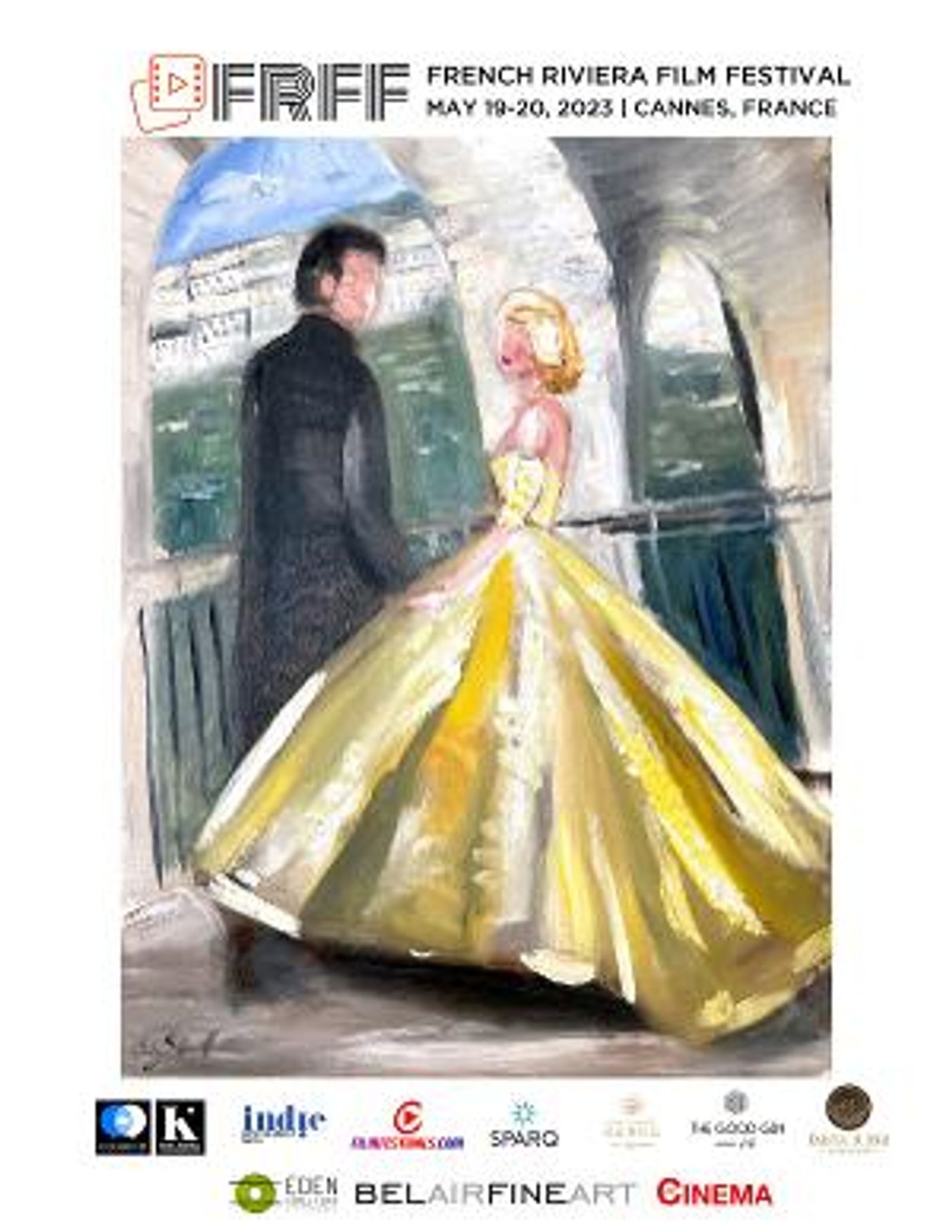 French Riviera Film Festival Unveils 2023 Official Poster, Featuring Original Artwork Inspired By TO CATCH A THIEF  Image