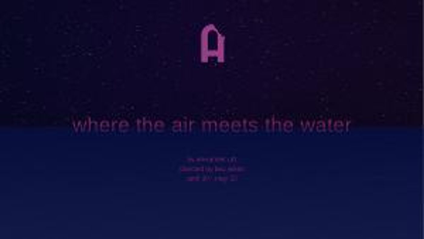 Avalanche Theatre Presents: WHERE THE AIR MEETS THE WATER  Image