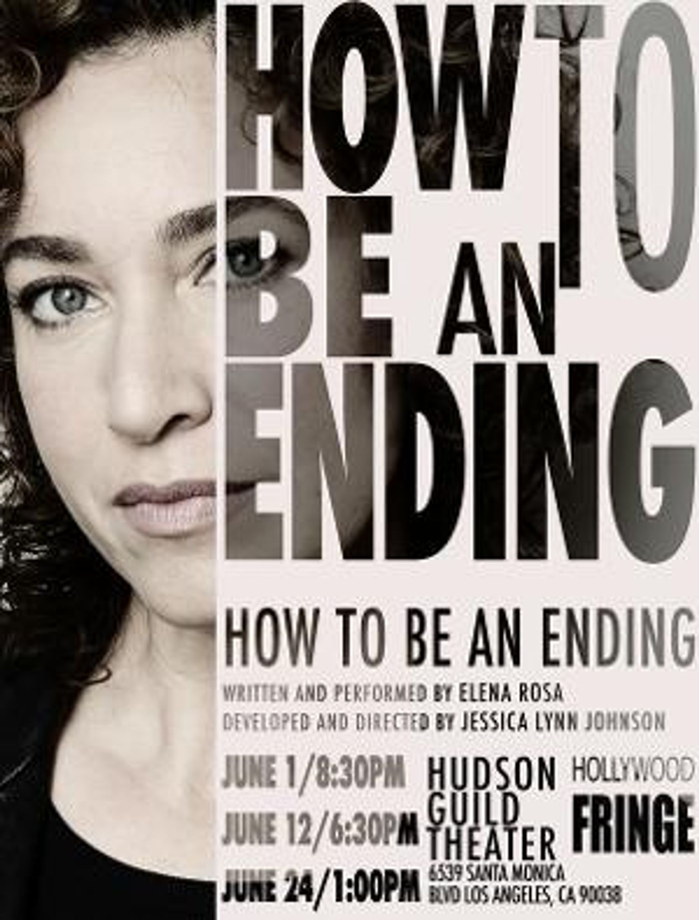 HOW TO BE AN ENDING Starts June 1 At Hudson Guild Theatre  Image