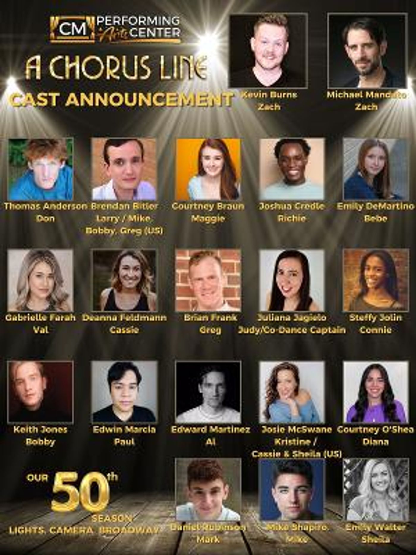 Cast Announced For A CHORUS LINE at CM Performing Arts Center  Image
