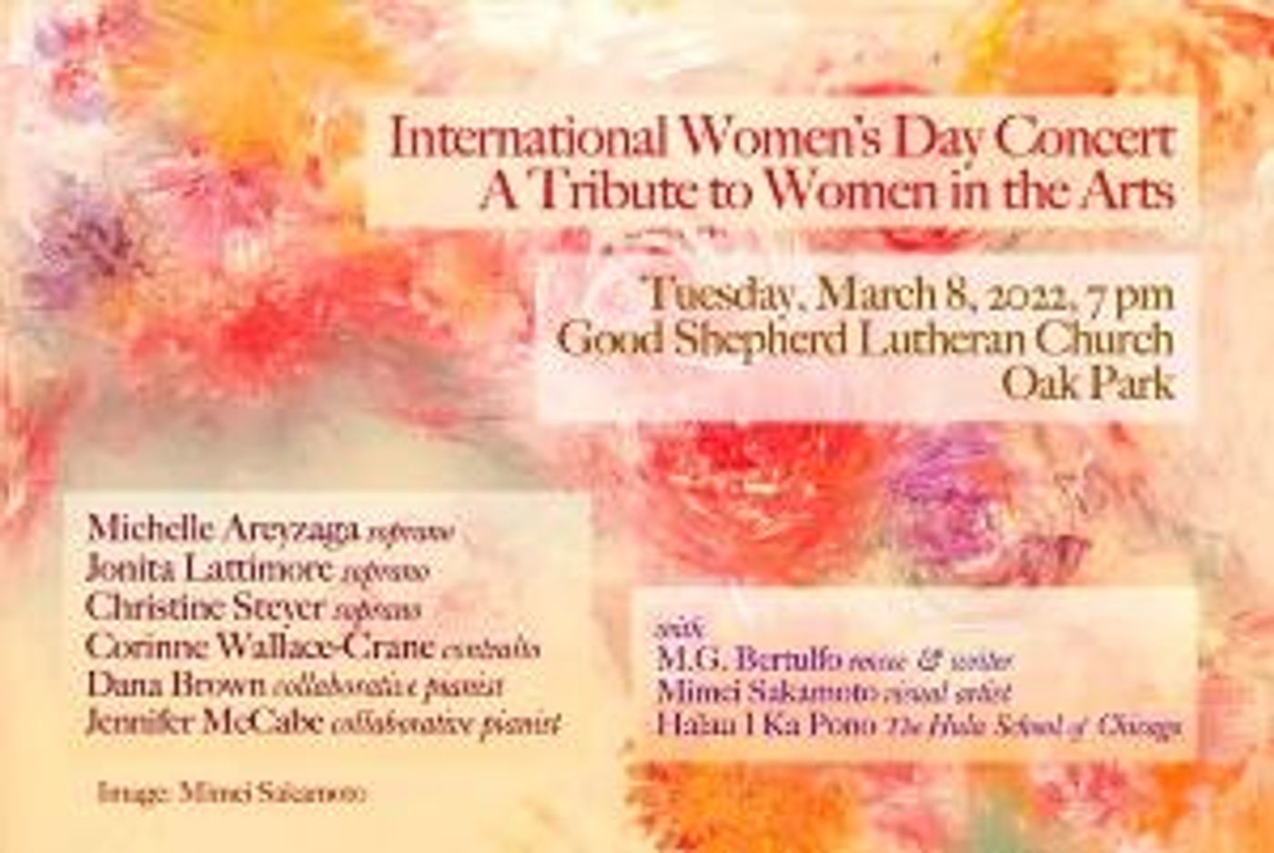 International Women's Day Concert Features Top Female Artists  Image