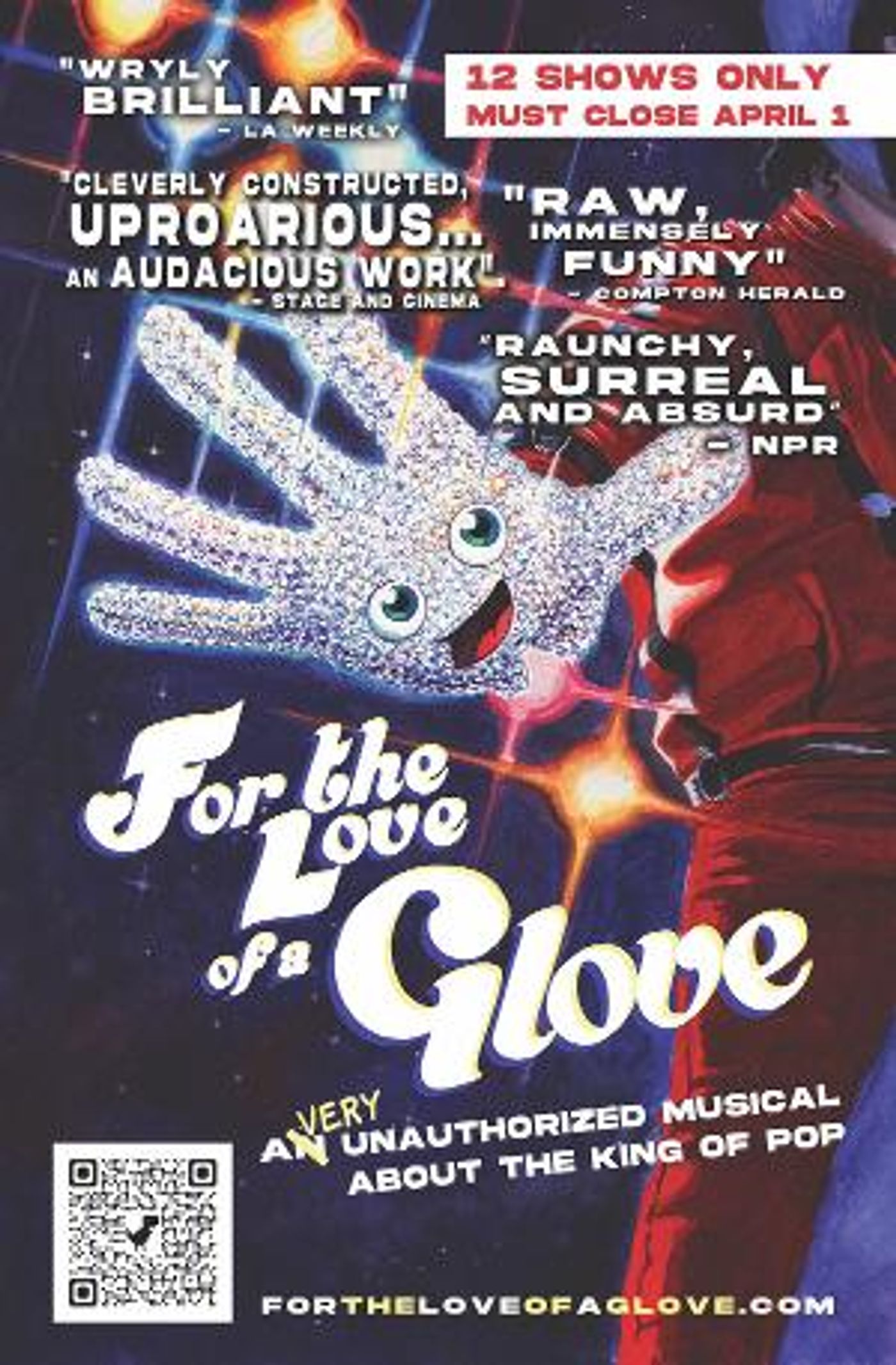 FOR THE LOVE OF A GLOVE: An Unauthorized Musical Fable About The Life Of Michael Jackson Returns To Los Angeles  Image