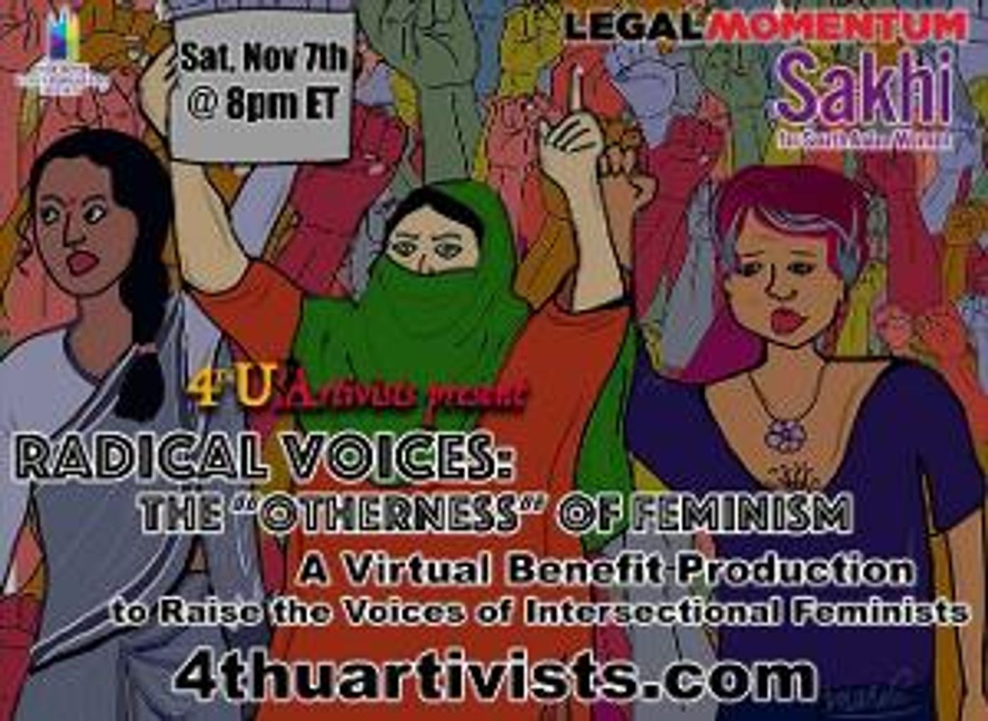 4thU Artivists Presents RADICAL VOICES: 'THE OTHERNESS' OF FEMINISM  Image