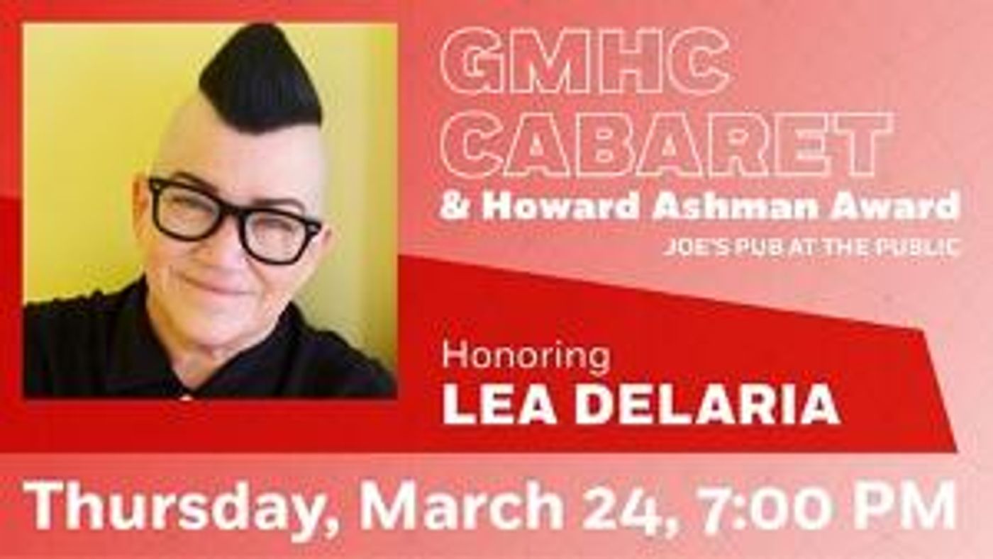 GMHC To Honor Lea DeLaria With the 2022 Howard Ashman Award  Image