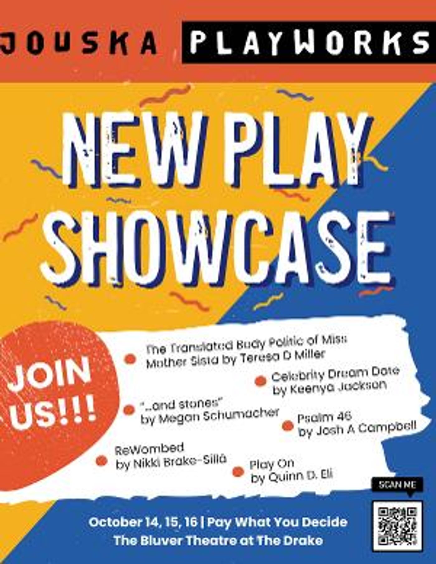 Simpatico Theatre and Jouska PlayWorks Announce 2022 New Play Showcase Featuring All Black Playwrights  Image
