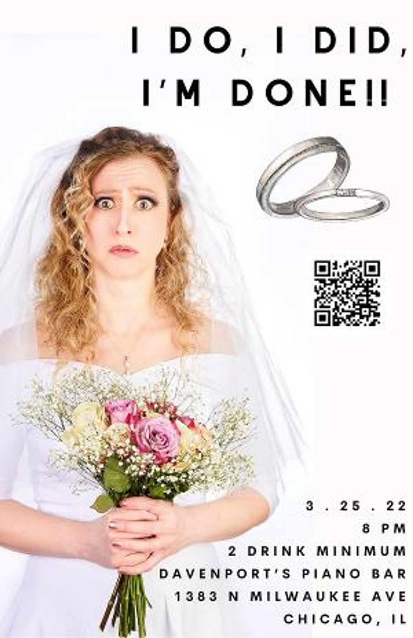 I DO, I DID, I'M DONE! to be Presented at Davenport's Piano Bar & Cabaret  Image