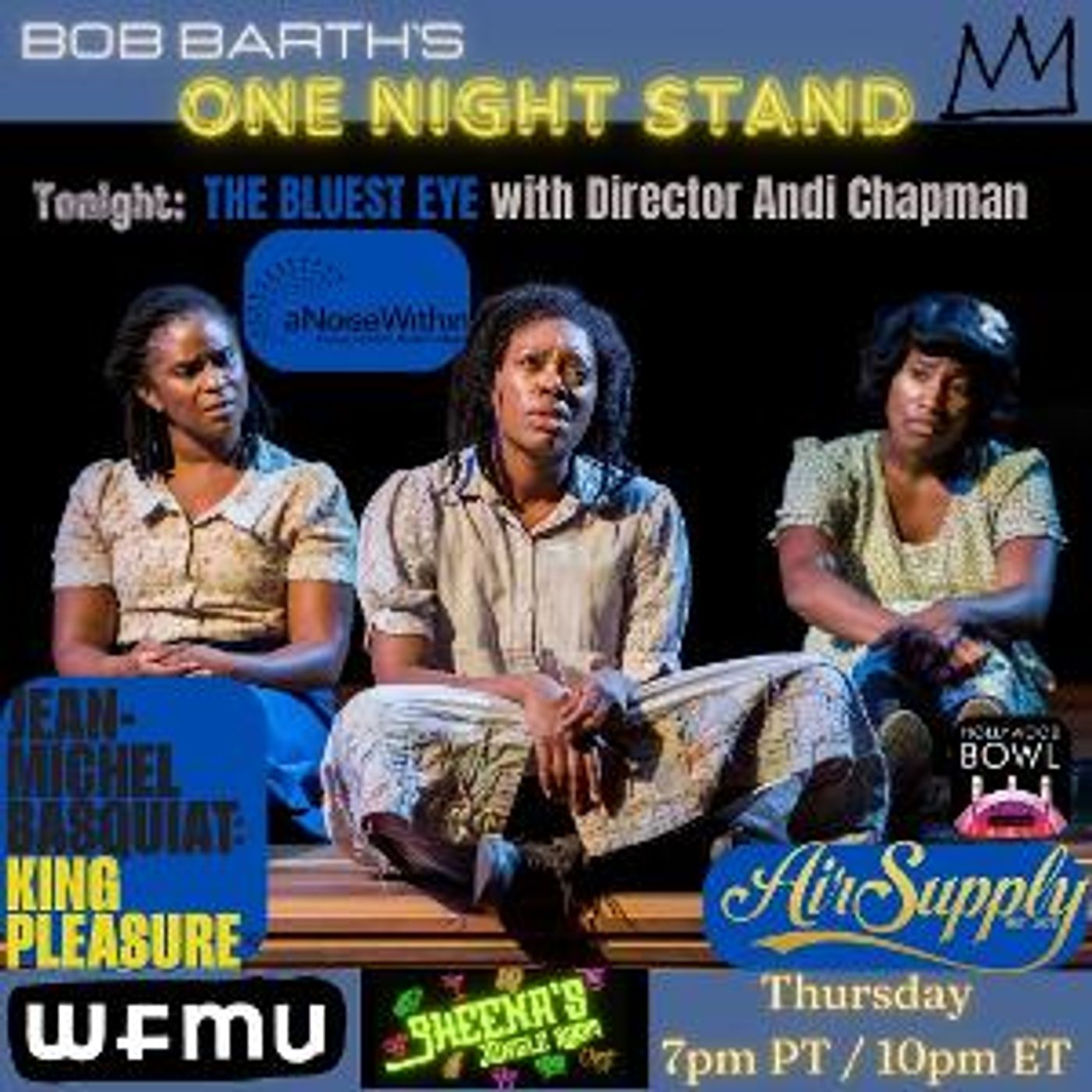 Director Andi Chapman to Discuss THE BLUEST EYE Adaptation on Bob Barth's One Night Stand  Image