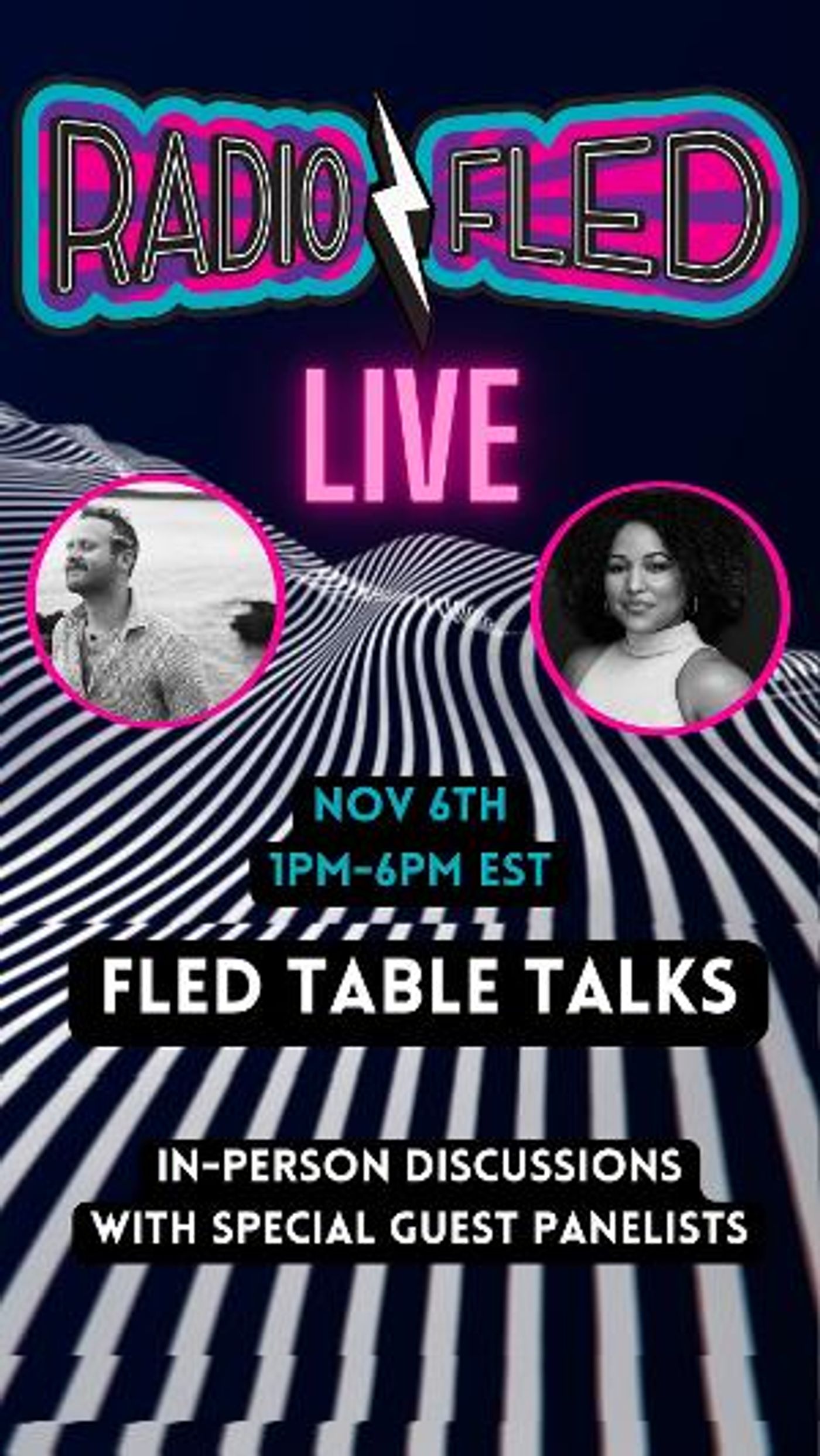 The Fled Collective Presents FLED TABLE TALK A Live And Interactive Podcast Recording, November 6  Image