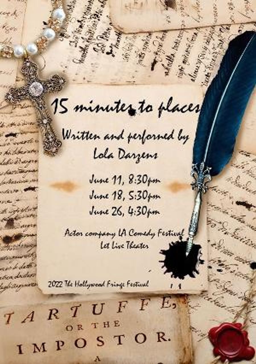 The Earthlings Ensemble and Lola Darzens Present 15 MINUTES TO PLACES Image