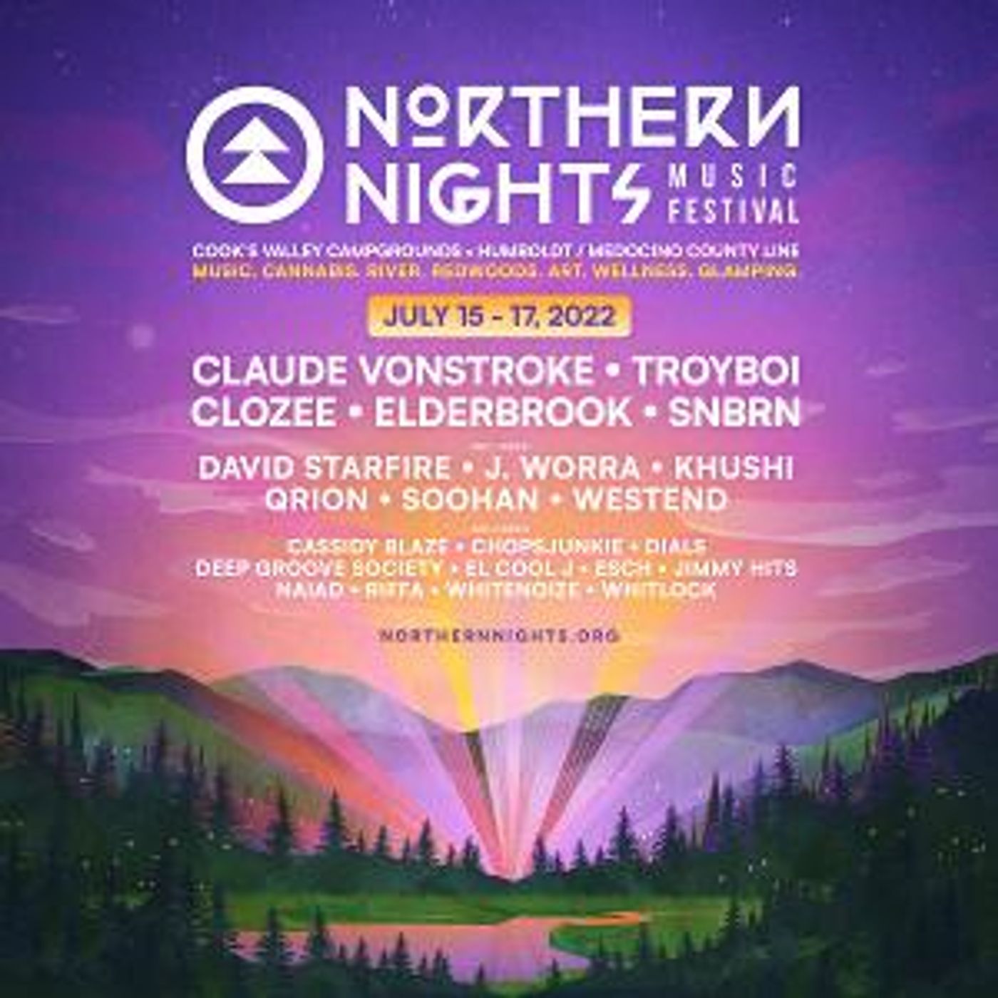 Northern Nights Music Festival Announces Claude VonStroke, TroyBoi And More For 2022 Lineup  Image