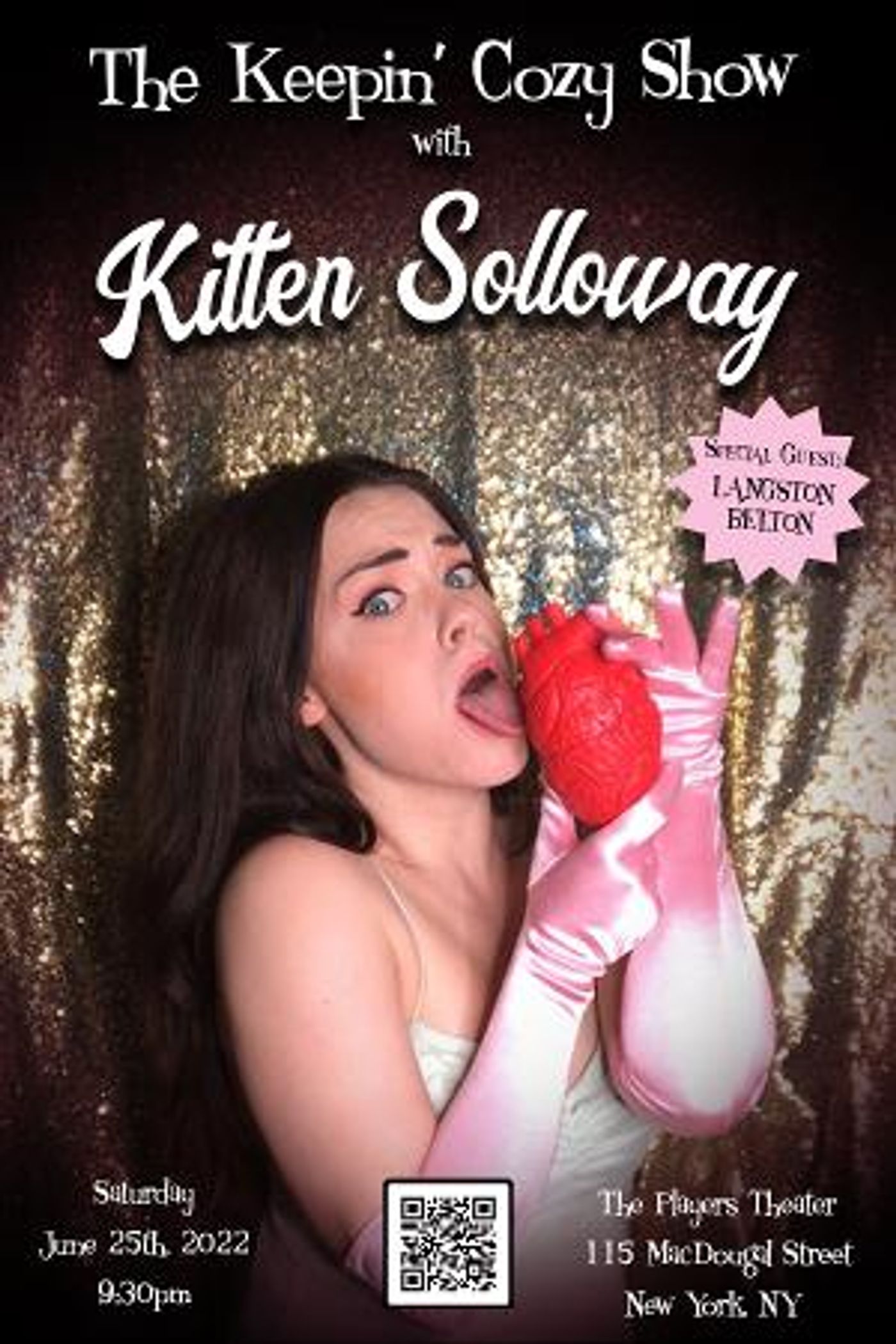 Annie-Sage Whitehurst to Present Kitten Solloway's THE KEEPIN' COZY SHOW at The Player's Theatre  Image