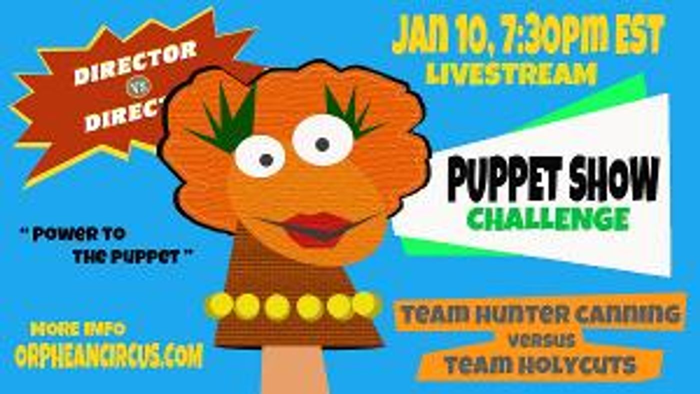 Livestreaming Game Show DIRECTOR VS DIRECTOR Announces Episode 7 - PUPPET SHOW CHALLENGE!  Image