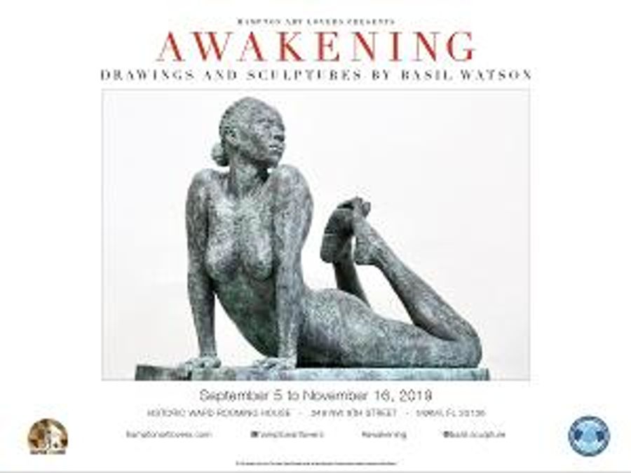 Hampton Art Lovers Presents: THE AWAKENING: Drawings And Sculptures Of Basil Watson Image
