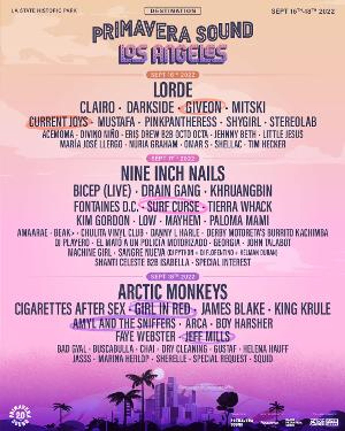 Primavera Sound Los Angeles Unveils Lineup Additions For Inaugural Festival  Image