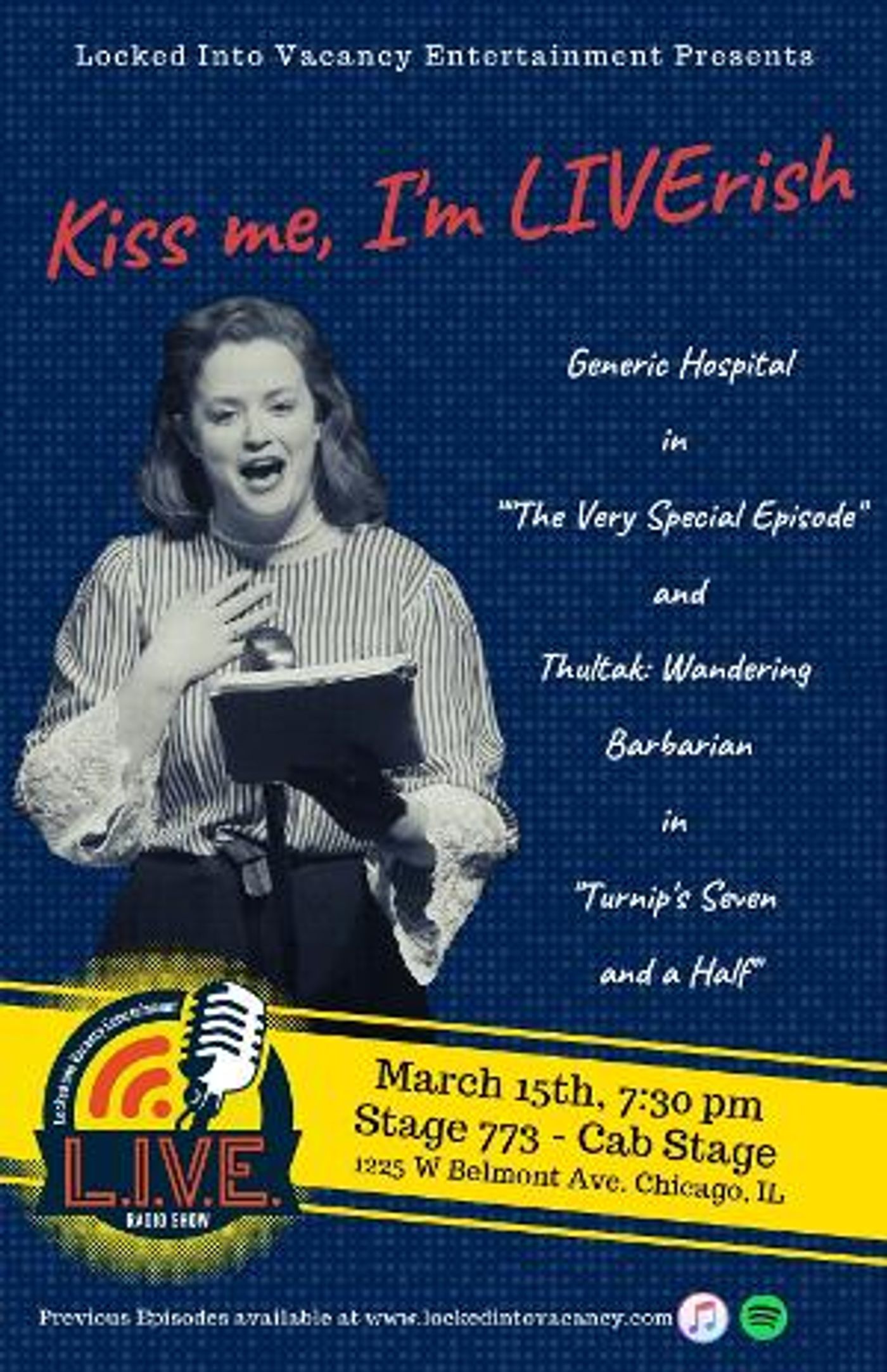 Locked Into Vacancy Presents: KISS ME I'M LIVERISH!  Image