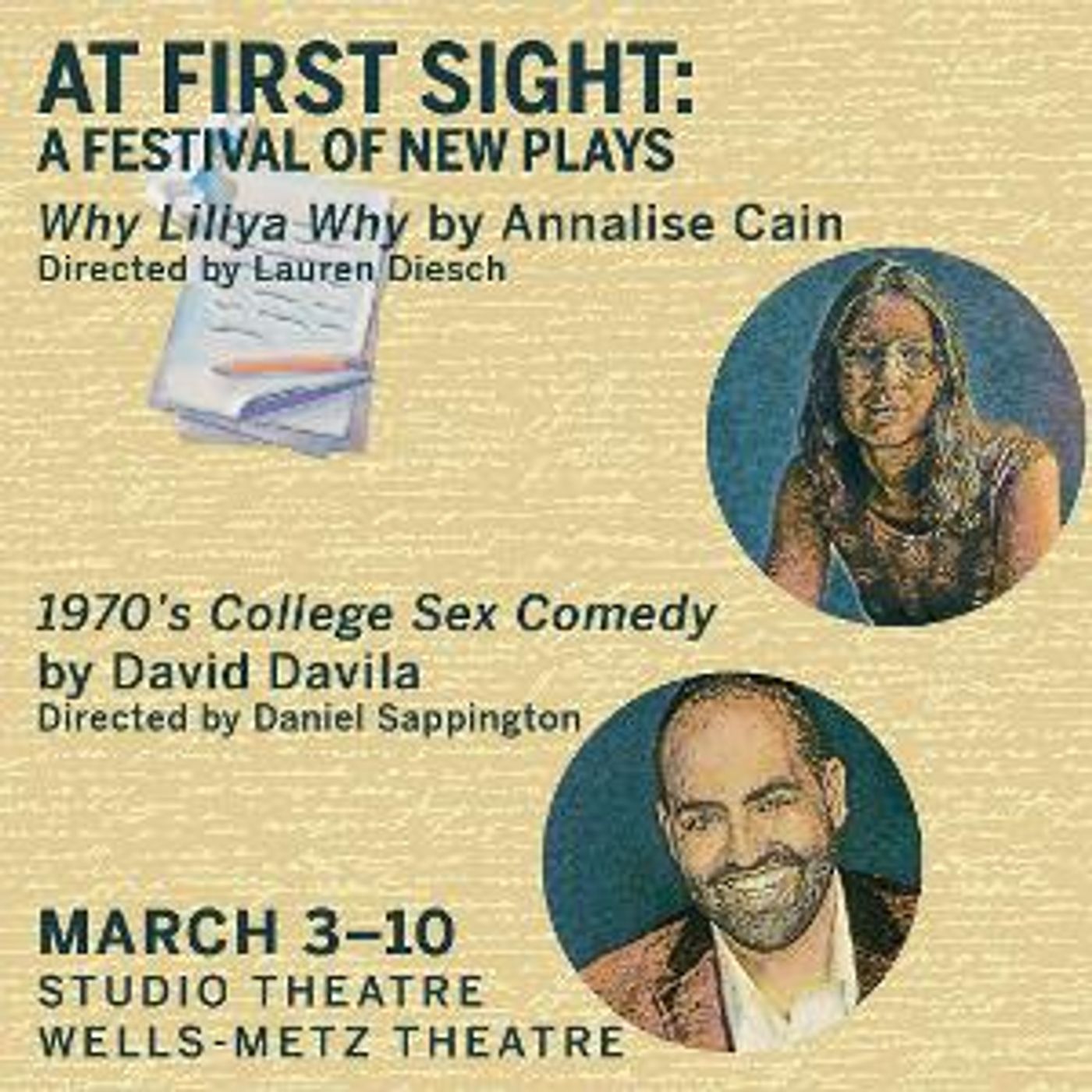 Full Schedule Announced For The 11th Annual At First Sight New Play Festival  Image