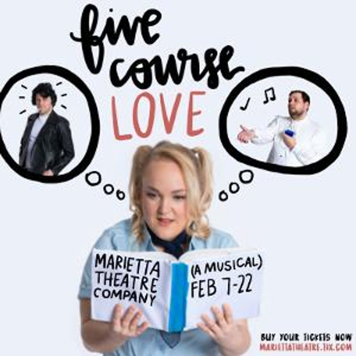 Marietta Theatre Company Will Celebrate Valentine's Season With Romantic Musical Comedy, FIVE COURSE LOVE  Image