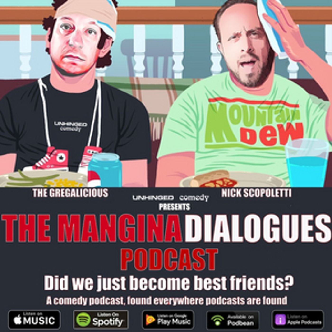Unhinged Entertainment Presents THE MANGINA DIALOGUES Podcast  Image