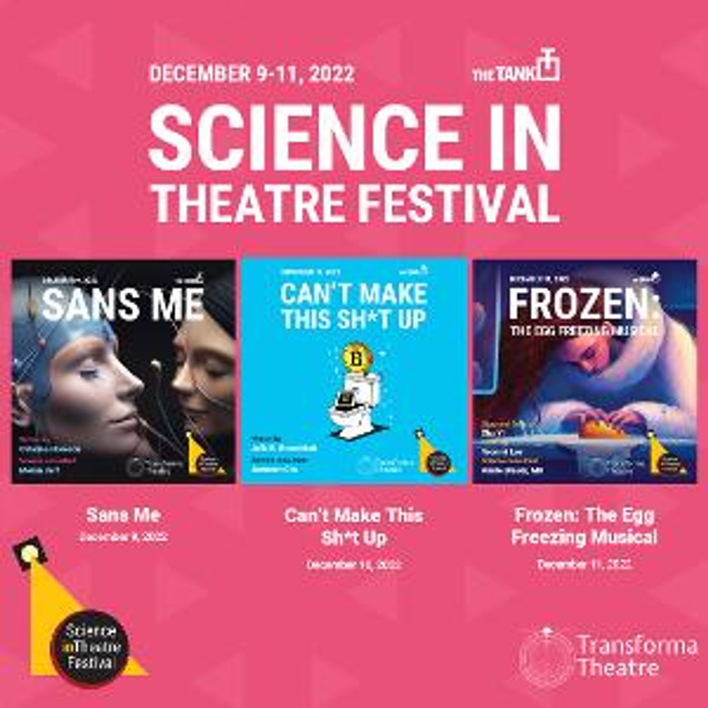 SCIENCE IN THEATRE FESTIVAL to Kick Off in December at The Tank  Image