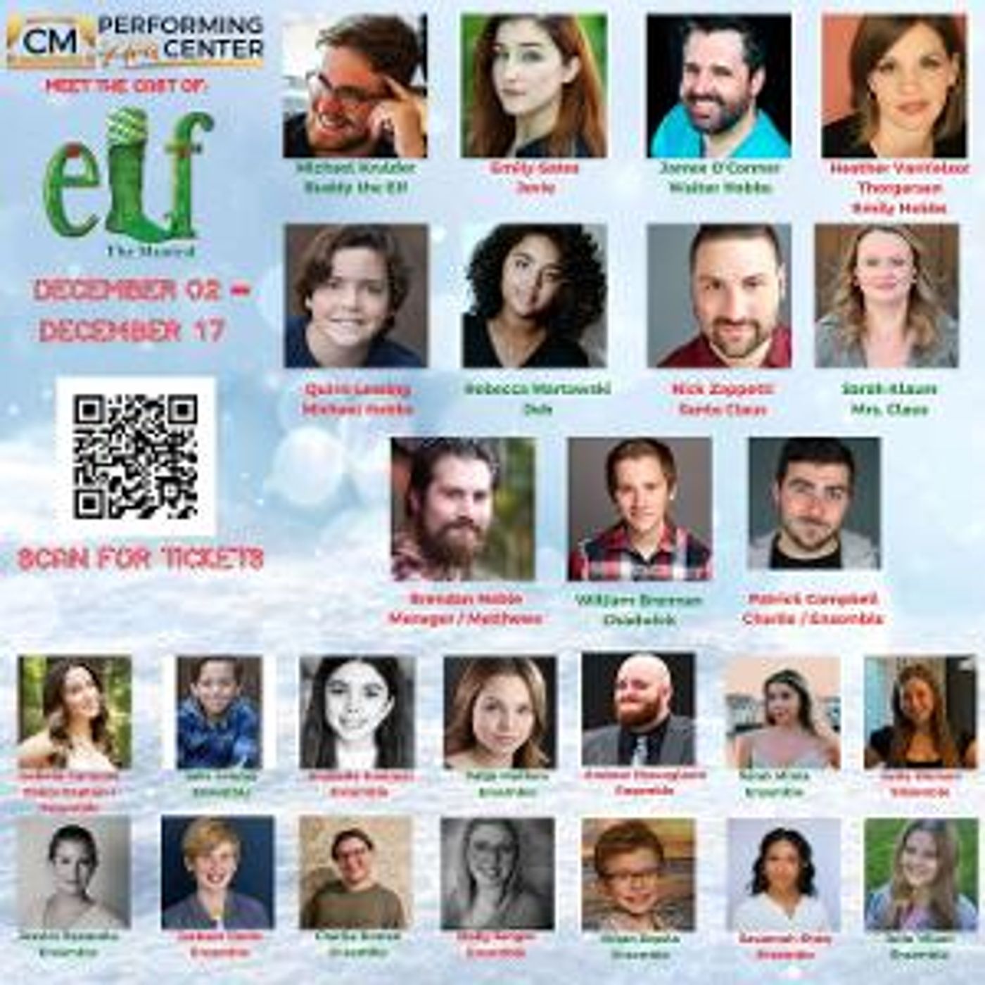 Cast Announced for CM Performing Arts Center's Holiday Season Production Of ELF THE MUSICAL  Image