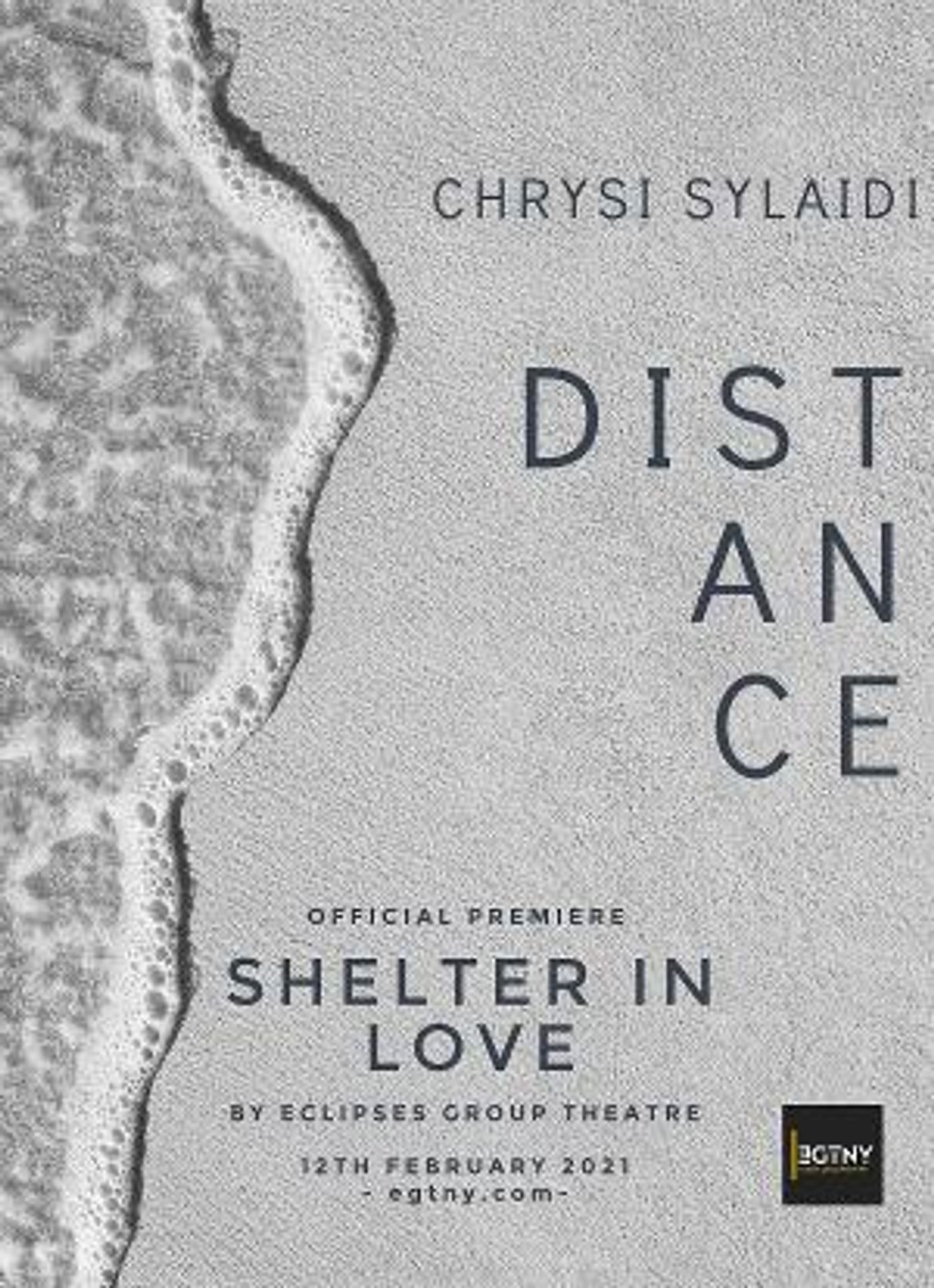 Chrysi Sylaidi Stars In Video Performance DISTANCE, Part Of Eclipses Group Theatre's Shelter In Love Project  Image