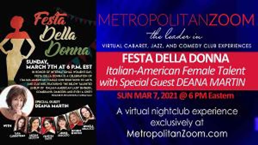 MetropolitanZoom Presents FESTA DELLA DONNA Image