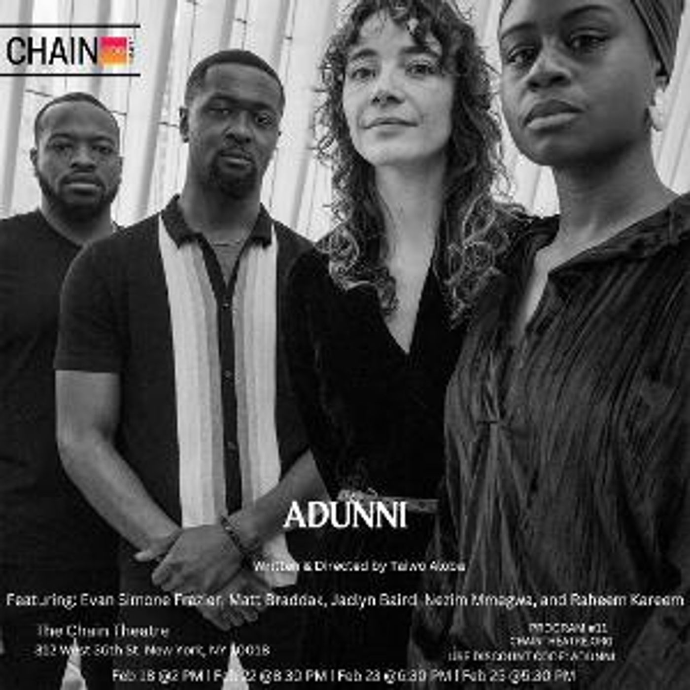 ADUNNI Comes to The Chain Theatre One Act Festival 2023  Image