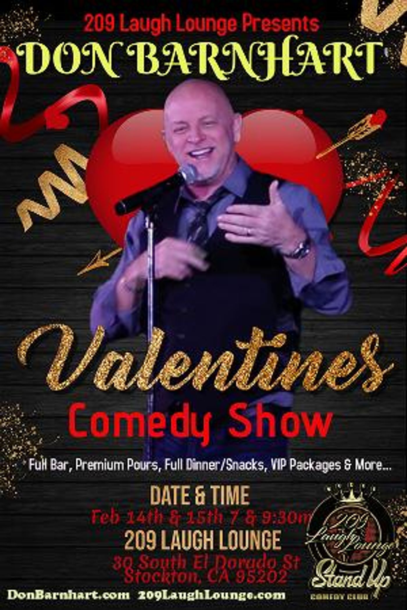 Las Vegas Comedian Don Barnhart Brings Valentine's Weekend Laughter To Stockton  Image