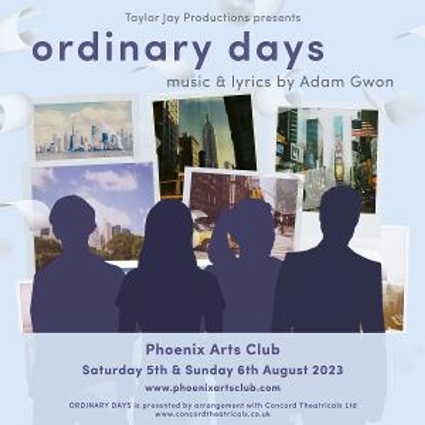 ORDINARY DAYS In Concert Comes to Phoenix Arts Club  Image