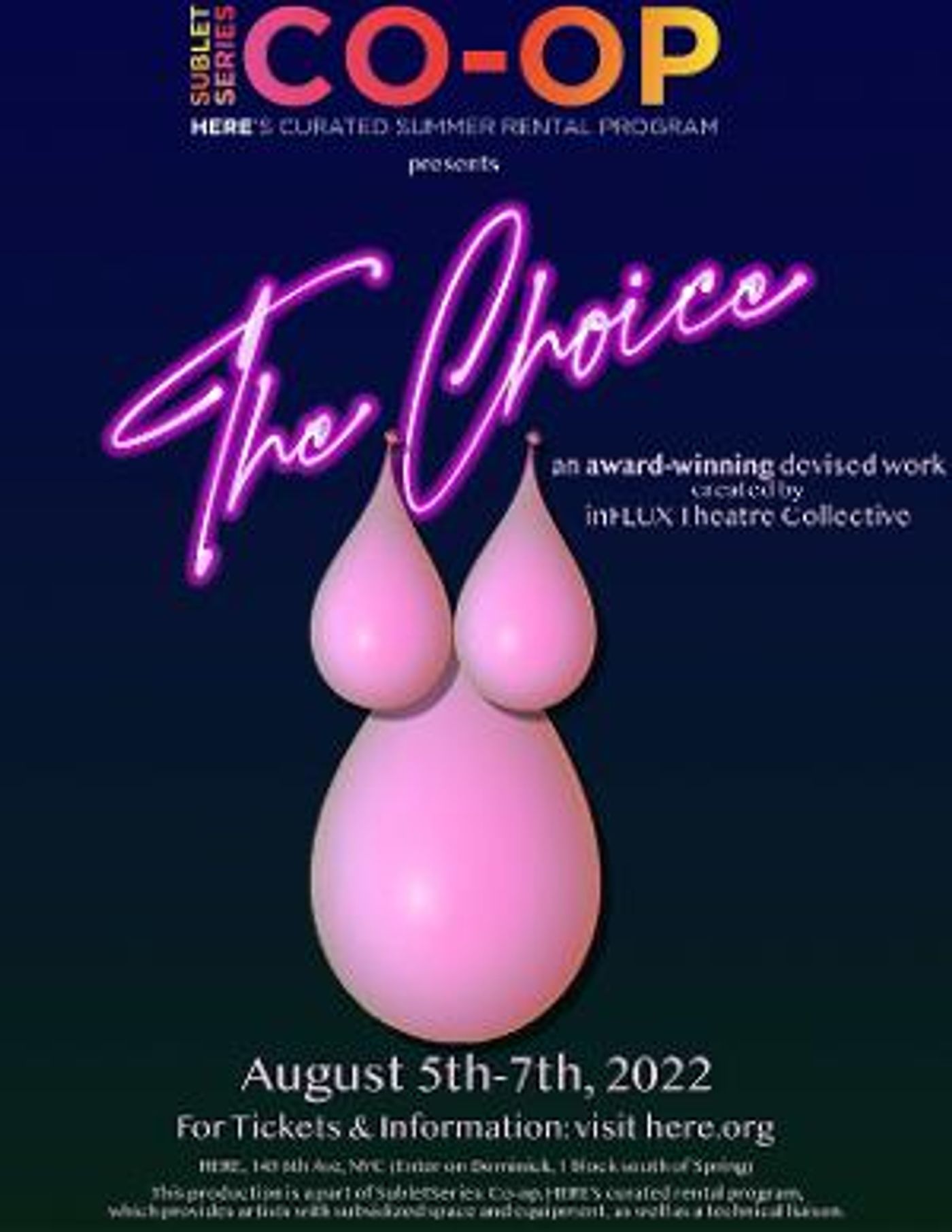 InFLUX Theatre Collective Brings THE CHOICE to HERE in New York City  Image