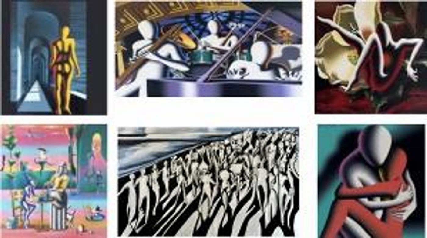 Composers Concordance to Present Interpretations Of Kostabi Paintings  Image