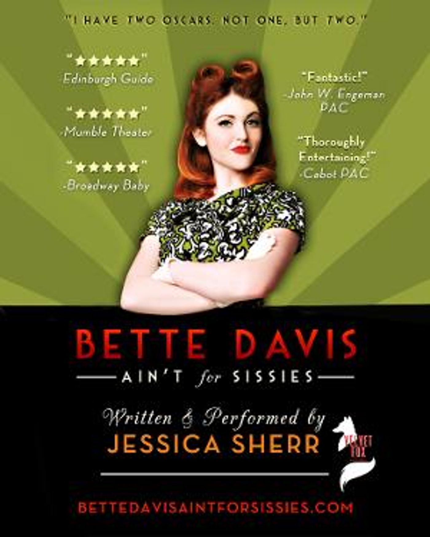 Karen Carpenter to Direct Industry Reading of BETTE DAVIS AIN'T FOR SISSIES Written By and Starring Jessica Sherr  Image
