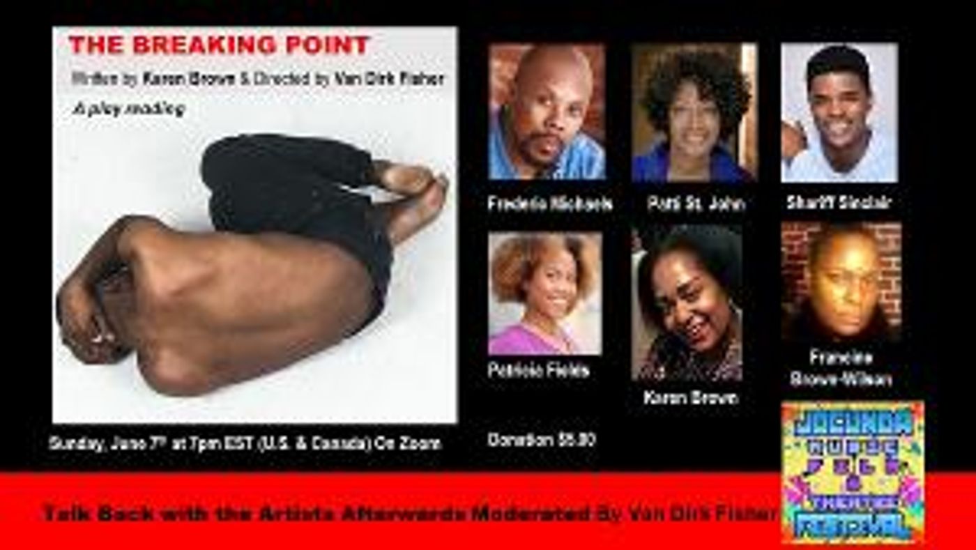 The JOCUNDA FESTIVAL Presents A Virtual Play Reading Of THE BREAKING POINT By Karen Brown  Image