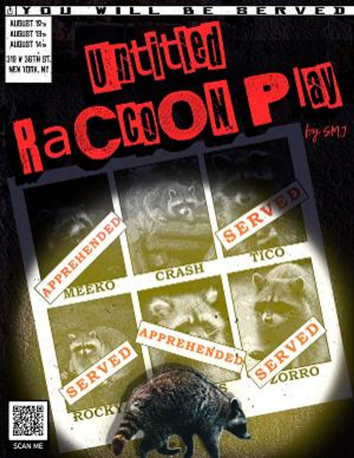 UNTITLED RACCOON PLAY Makes Its Workshop Debut This Month  Image