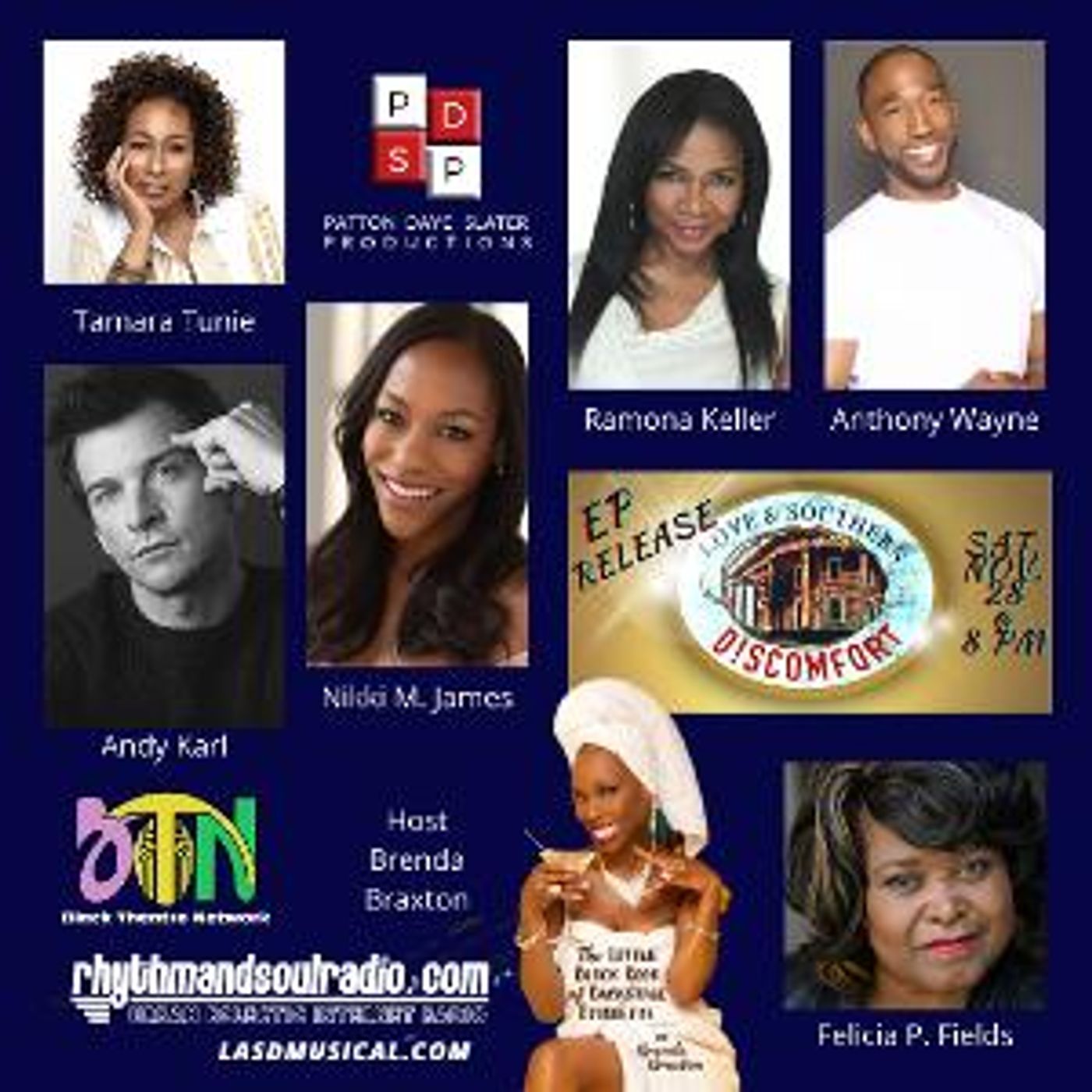 Nikki M. James, Andy Karl and More to Take Part in LOVE & SOUTHERN D!SCOMFORT Virtual EP Release Party  Image