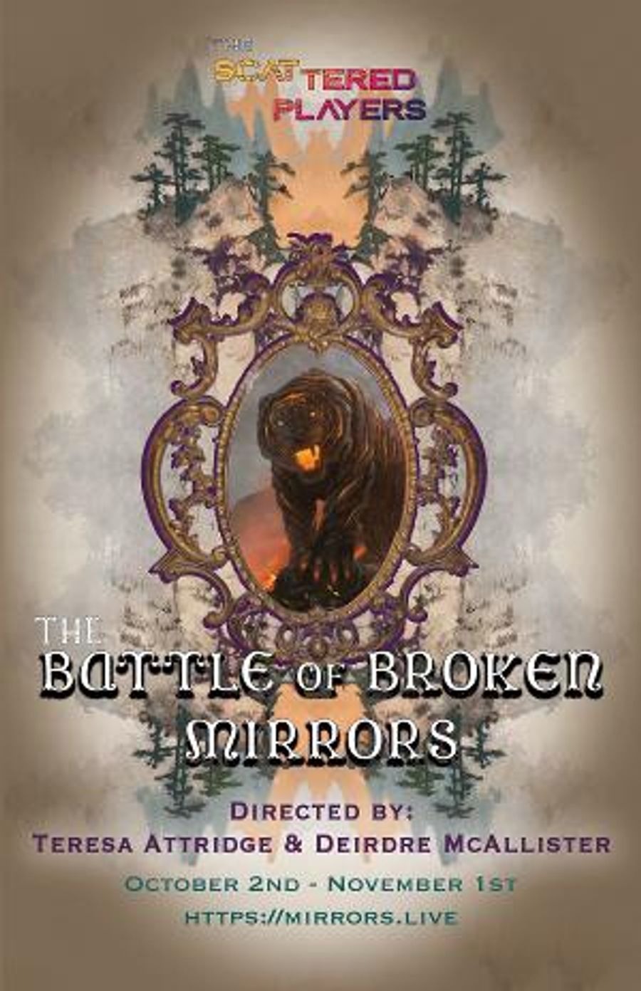 The Scattered Players Present The World Premiere Of ​THE BATTLE OF BROKEN MIRRORS Image