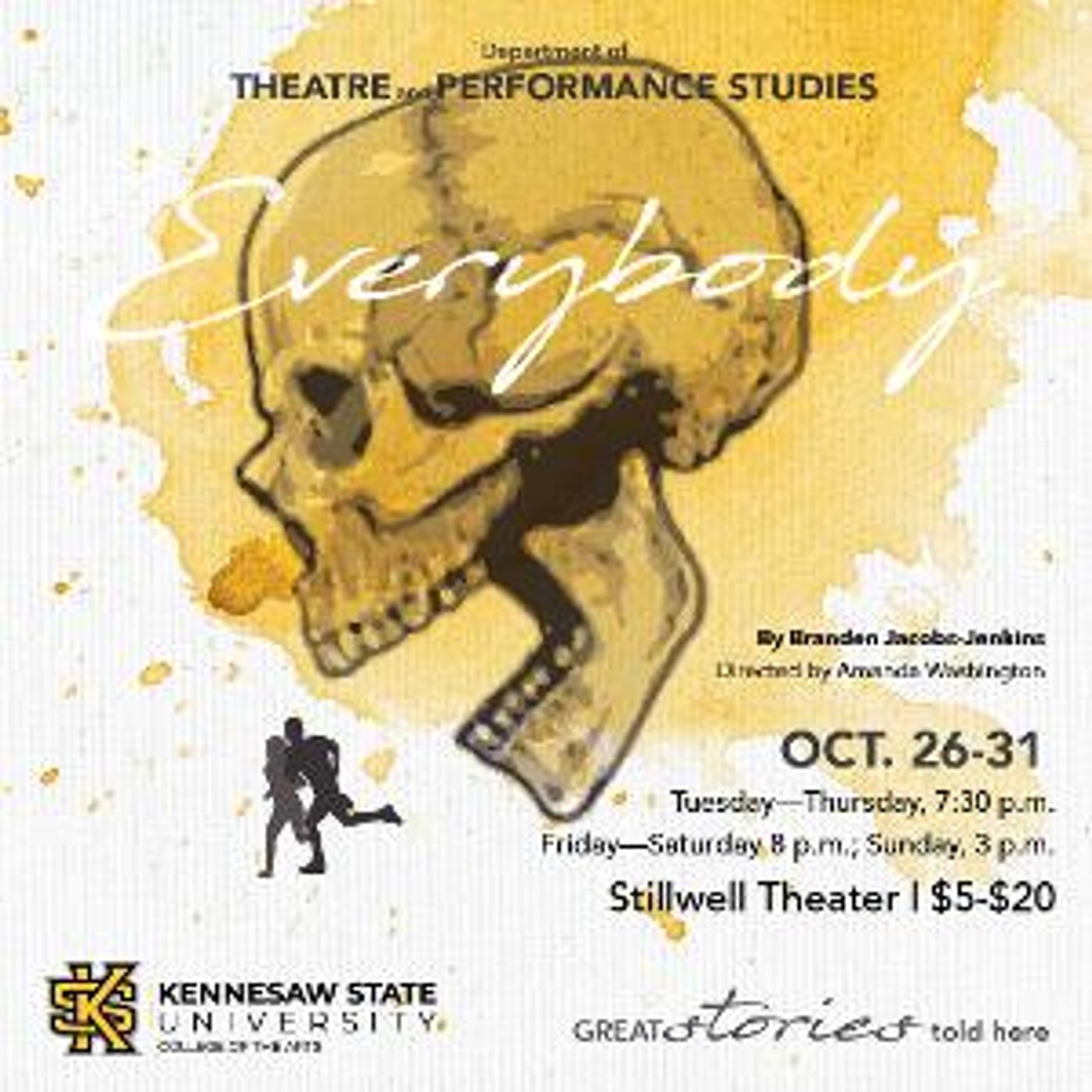 Kennesaw State University Department Of Theatre And Performance Studies To Present EVERYBODY  Image