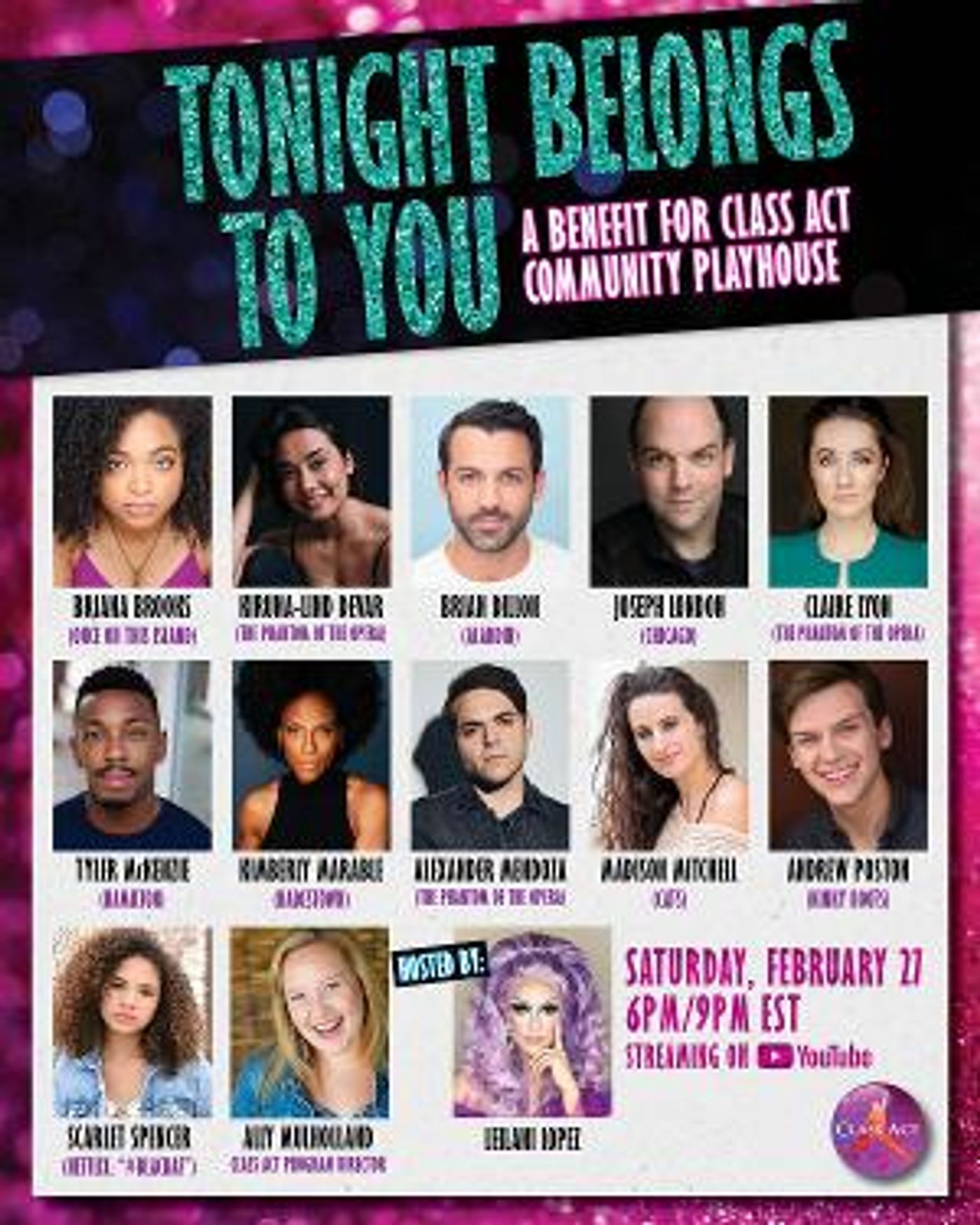 Kimberly Marable, Alexander Mendoza, Tyler McKenzie & More to Take Part in Class Act Community Playhouse Benefit Concert  Image