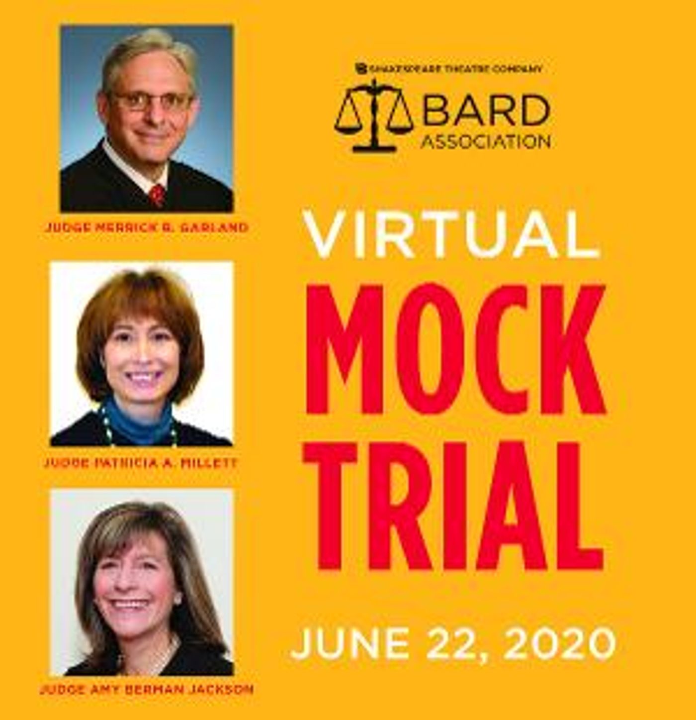 Judge Merrick Garland Takes The Bench For Shakespeare Theatre Company's Virtual Mock Trial  Image