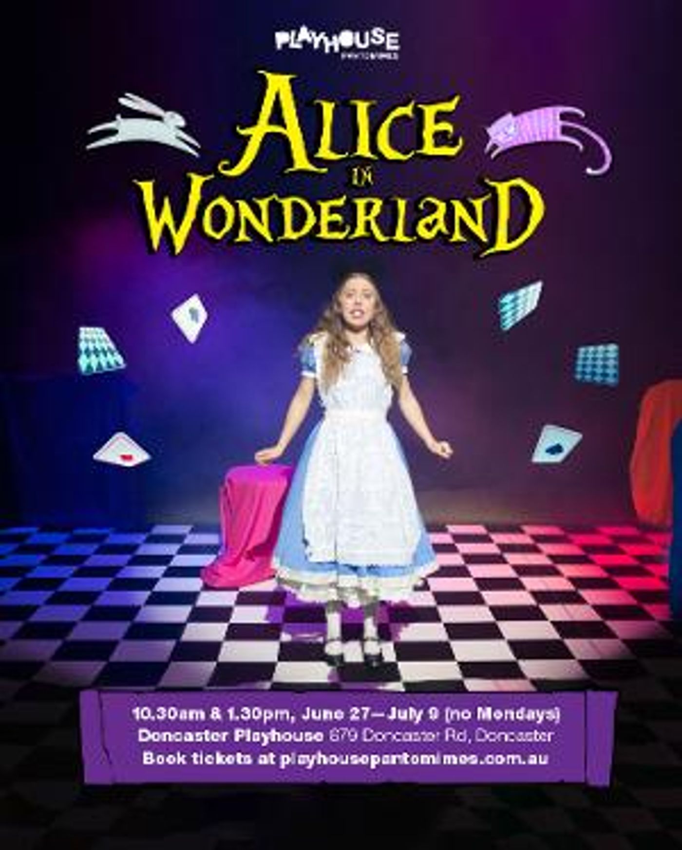 Playhouse Pantomimes Returns To The Doncaster Playhouse With ALICE IN WONDERLAND  Image