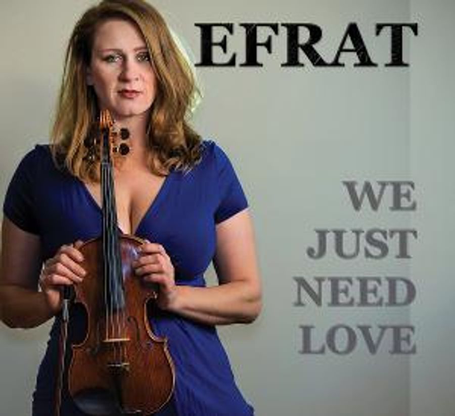 Efrat's New EP WE JUST NEED LOVE  Debuts In The Top 10 Of The Folk Alliance International Folk Chart Image
