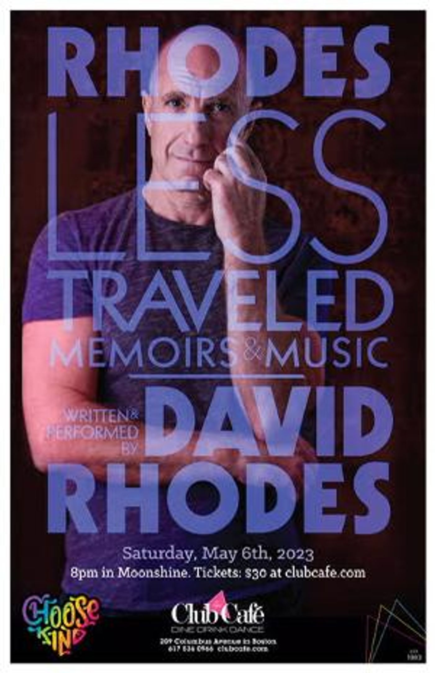 RHODES LESS TRAVELED/Memoirs and Music Makes Boston Debut At Club Cafe  Image