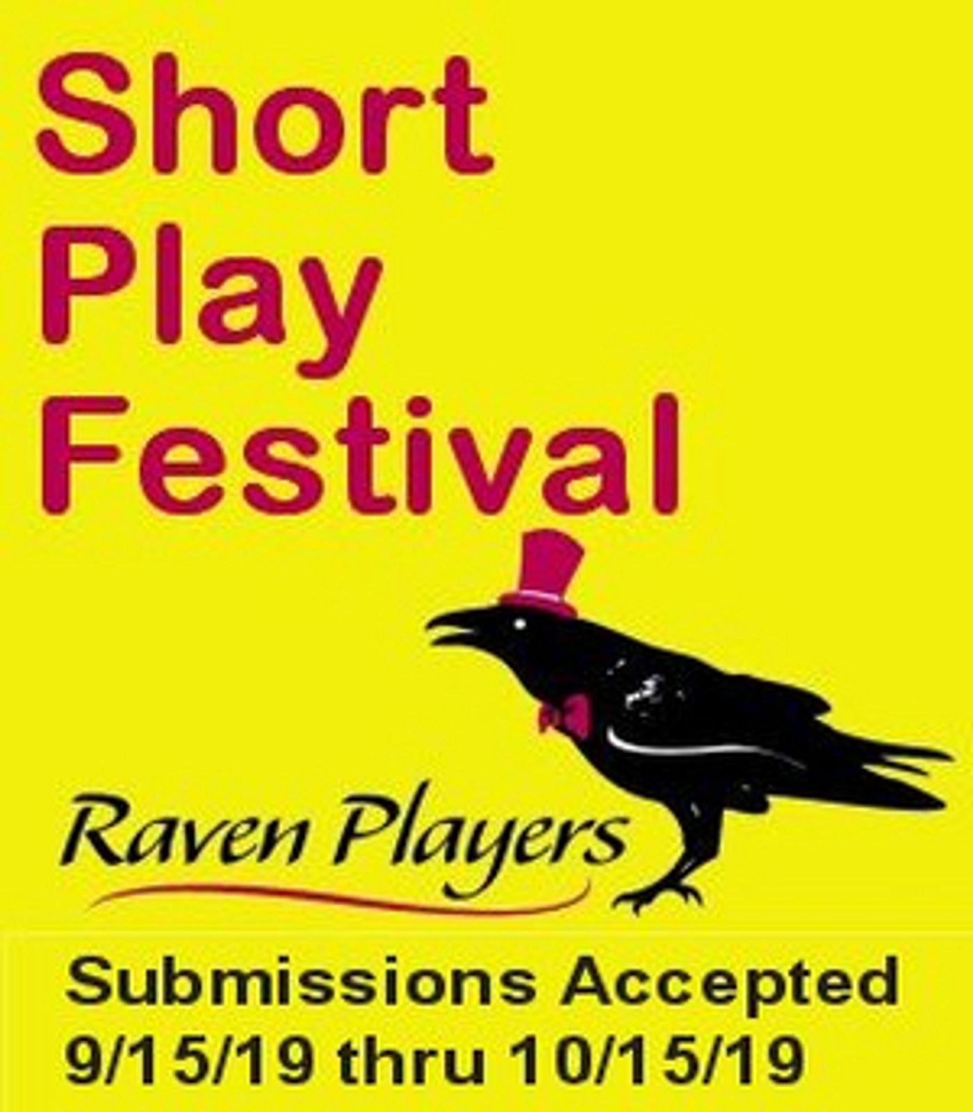 North Bay's Raven Players Seek Submissions For New Short Play Festival  Image