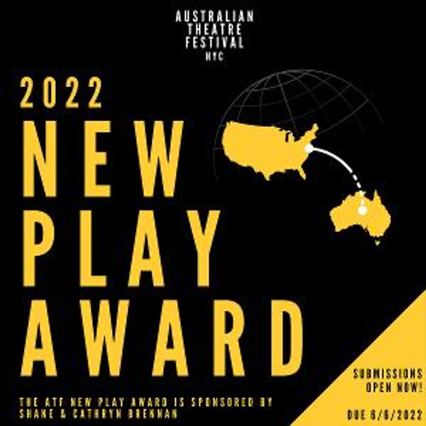 Australian Theatre Festival NYC to Present 2022 New Play Award  Image