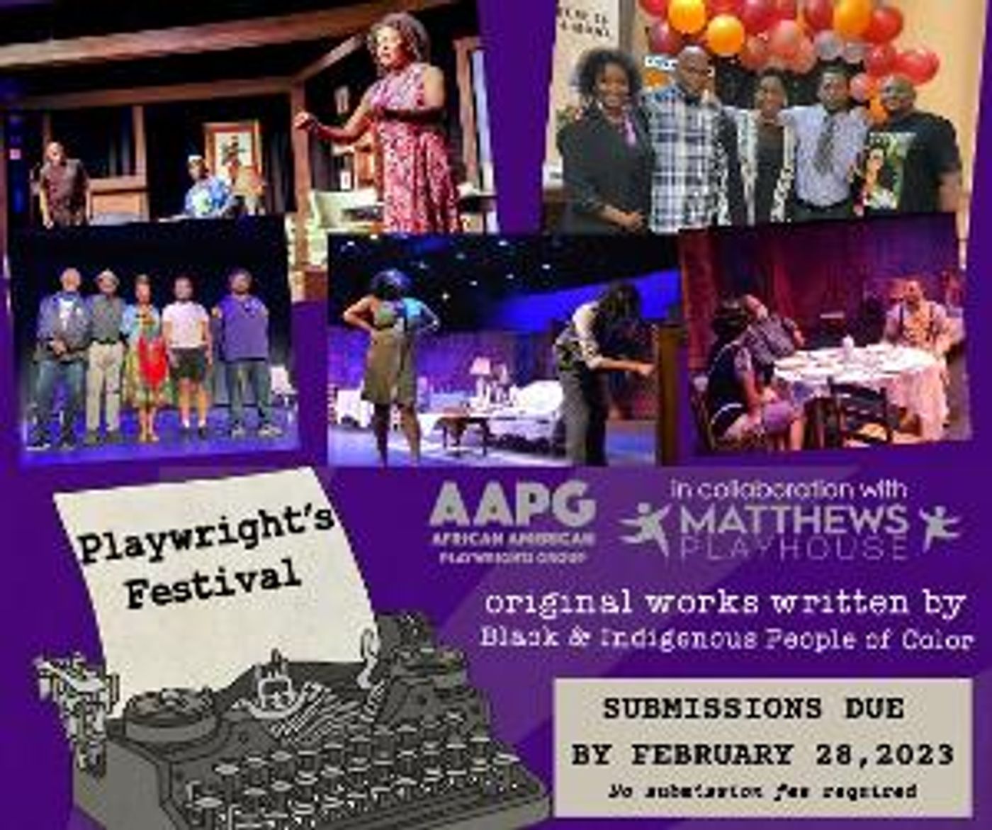 2023 BIPOC Playwrights' Festival Now Accepting New and Original Works  Image