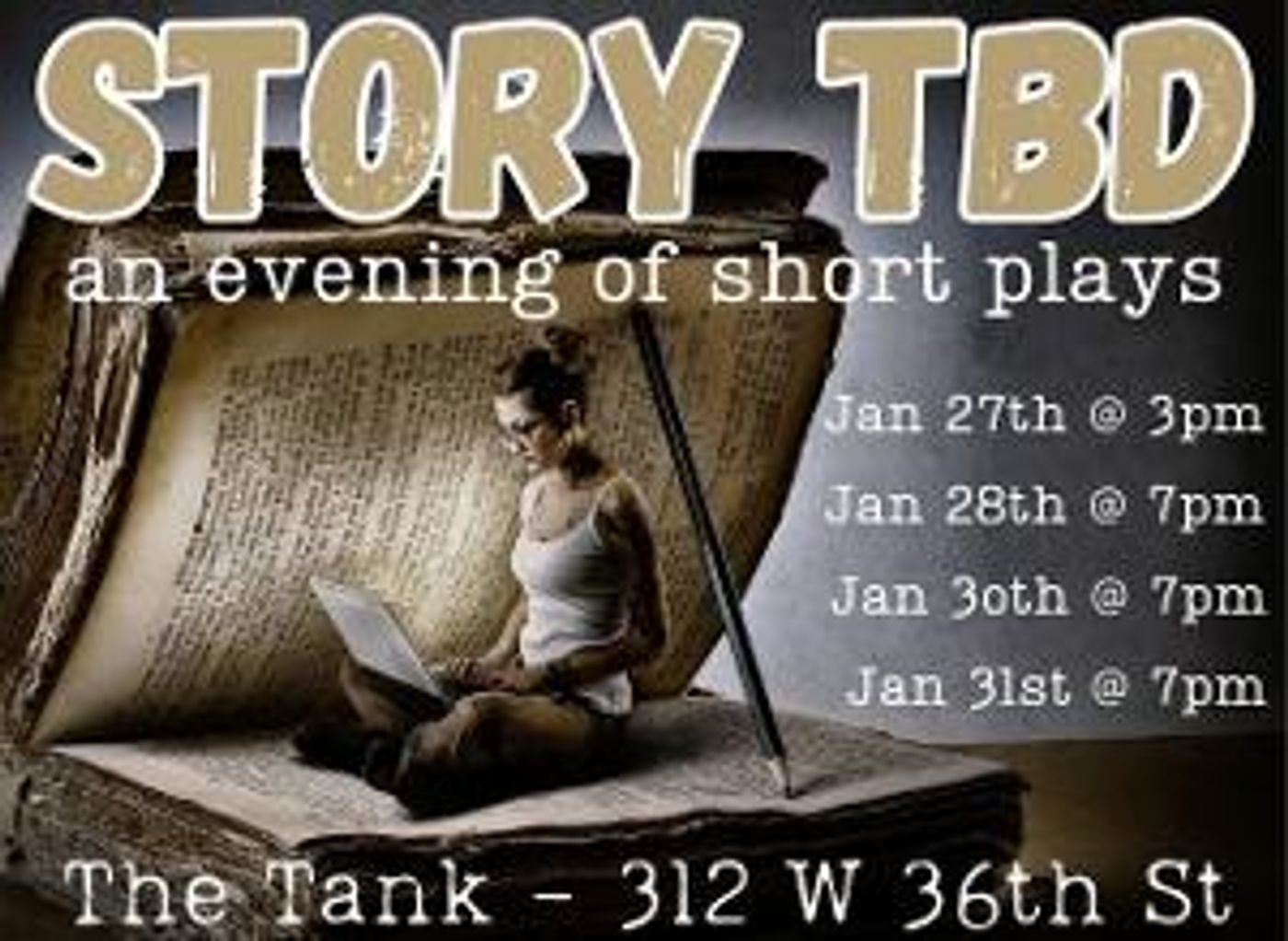 Story TBD: An Evening Of Short Plays Comes to The Tank  Image