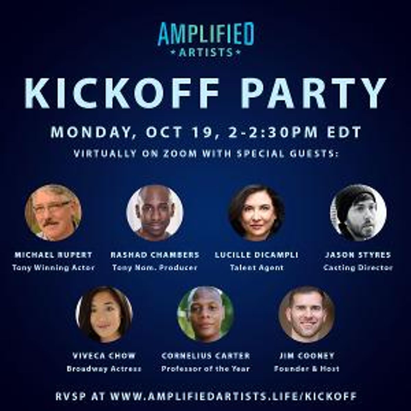 Celebrate the Launch of Amplified Artists With Michael Rupert,  Viveca Chow and More  Image