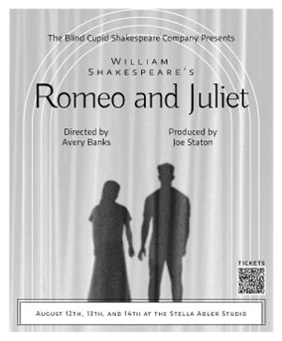 Blind Cupid Shakespeare's ROMEO AND JULIET Moves to The Stella Adler Studio Image