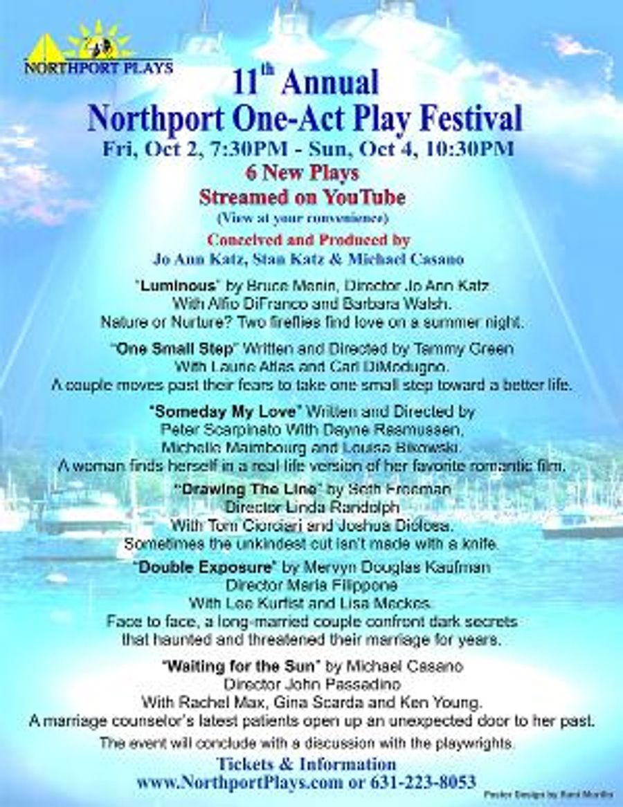 NORTHPORT ONE-ACT PLAY FESTIVAL Presents Six New Plays Image